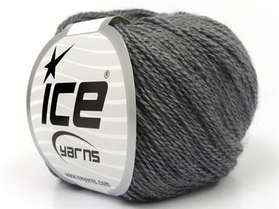 Lot of 6 Skeins Ice Yarns SILK (10% Kid Mohair 40% Merino Superfine) Yarn Grey