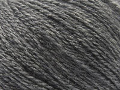 Lot of 6 Skeins Ice Yarns SILK (10% Kid Mohair 40% Merino Superfine) Yarn Grey