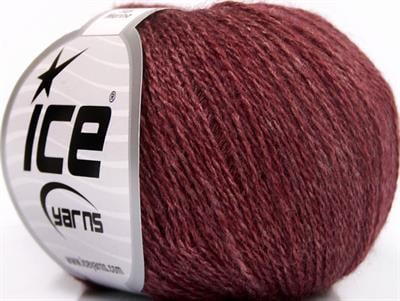 6x25gr. SILK MERINO Ipek, Merino Yün Bordo Lüks, Merinos, İpek, Kışlık, Çok İnce