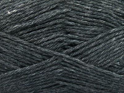 Lot of 4 Skeins Ice Yarns SILK MERINO DK (35% Silk 65% Merino Wool) Yarn Anthracite Black