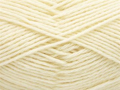 Lot of 4 Skeins Ice Yarns SILK MERINO DK (35% Silk 65% Merino Wool) Yarn Cream