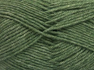 Lot of 4 Skeins Ice Yarns SILK MERINO DK (35% Silk 65% Merino Wool) Yarn Dark Green