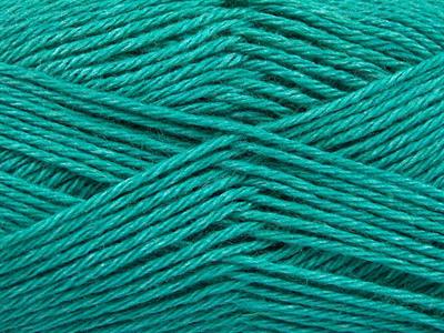 Lot of 4 Skeins Ice Yarns SILK MERINO DK (35% Silk 65% Merino Wool) Yarn Emerald Green