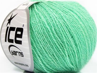 6x25gr. SILK MERINO Ipek, Merino Yün Nane Yeşil Lüks, Merinos, İpek, Kışlık, Çok İnce