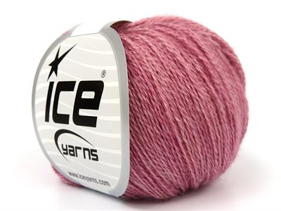 Lot of 6 Skeins Ice Yarns SILK (10% Kid Mohair 40% Merino Superfine) Yarn Pink