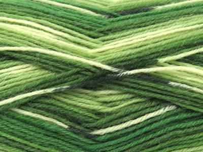 Lot of 4 x 100gr Skeins Ice Yarns SMART SOCK (75% Superwash Wool) Yarn Green Shades