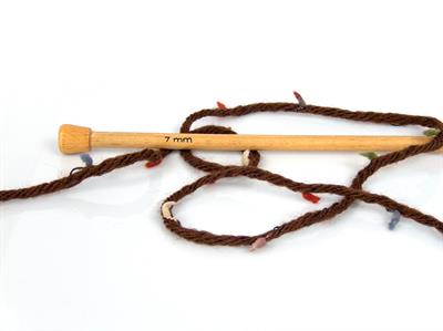 Lot of 4 x 100gr Skeins Ice Yarns SNOWDROP (20% Wool) Hand Knitting Yarn Brown