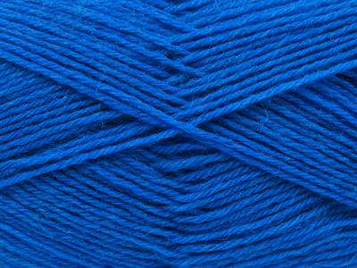 Lot of 4 x 100gr Skeins Ice Yarns SOCK UNICOLOR (75% Superwash Wool) Yarn Blue