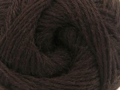 Lot of 4 x 100gr Skeins Ice Yarns SOCK UNICOLOR (75% Superwash Wool) Yarn Dark Brown