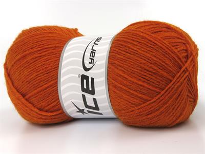 Lot of 4 x 100gr Skeins Ice Yarns SOCK UNICOLOR (75% Superwash Wool) Yarn Dark Gold