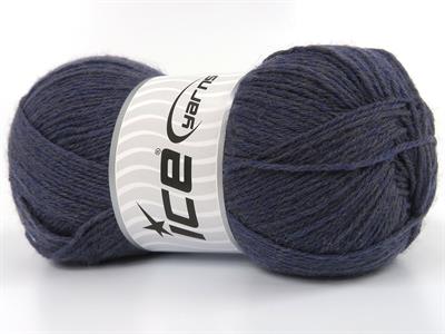 Lot of 4 x 100gr Skeins Ice Yarns SOCK UNICOLOR (75% Superwash Wool) Yarn Jeans Blue
