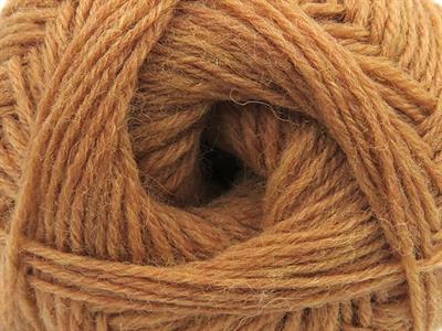 Lot of 4 x 100gr Skeins Ice Yarns SOCK UNICOLOR (75% Superwash Wool) Yarn Light Brown
