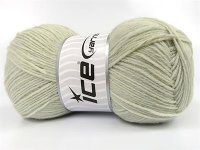 Lot of 4 x 100gr Skeins Ice Yarns SOCK UNICOLOR (75% Superwash Wool) Yarn Light Grey