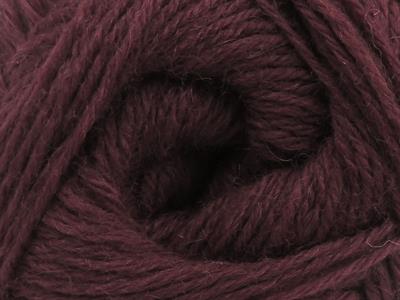 Lot of 4 x 100gr Skeins Ice Yarns SOCK UNICOLOR (75% Superwash Wool) Yarn Maroon