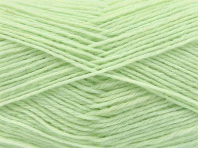 Lot of 4 x 100gr Skeins Ice Yarns SOCK UNICOLOR (75% Superwash Wool) Yarn Mint Green