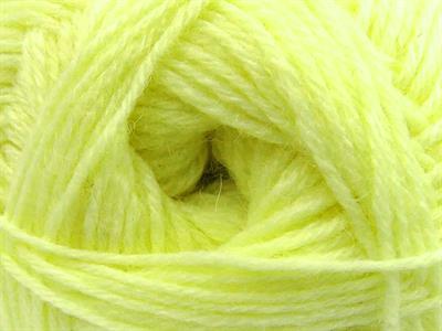 Lot of 4 x 100gr Skeins Ice Yarns SOCK UNICOLOR (75% Superwash Wool) Yarn Neon Yellow