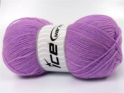 Lot of 4 x 100gr Skeins Ice Yarns SOCK UNICOLOR (75% Superwash Wool) Yarn Lilac Pink
