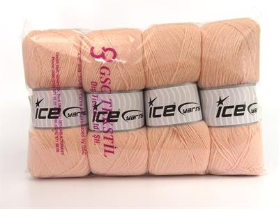 Lot of 4 x 100gr Skeins Ice Yarns SOCK UNICOLOR (75% Superwash Wool) Yarn Powder Pink