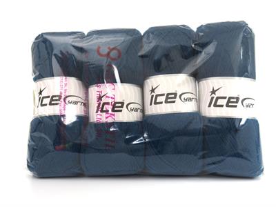 Lot of 4 x 100gr Skeins Ice Yarns SOCK UNICOLOR (75% Superwash Wool) Yarn Teal