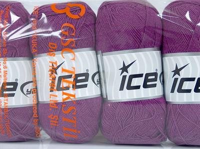 4x100gr. SOCKE BAUMWOLLE Elastan, Pamuk, Yün Koyu Fuşya Kışlık, Çok İnce, Yün, Pamuk, Makina Yıkama