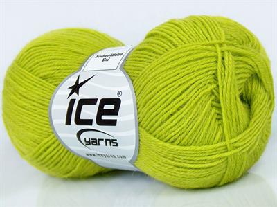 Lot of 8 Skeins Ice Yarns SOCKENWOLLE UNI (75% Superwash Wool) Yarn Pistachio Green