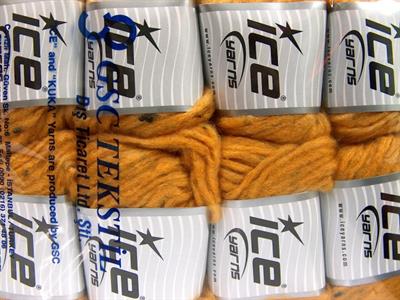 8x50gr. SOFTAIR TWEED Viskon, Akrilik Altın Kışlık, Noktalı, Düz iplikler, Kalın, Zincir