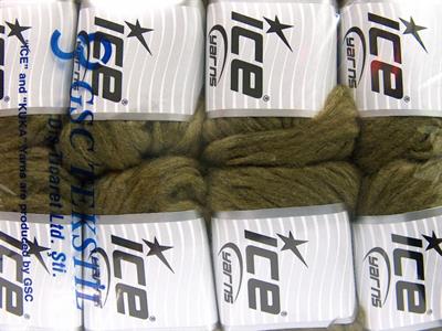 8x50gr. SOFTAIR TWEED Viskon, Akrilik Haki Kışlık, Noktalı, Düz iplikler, Kalın, Zincir