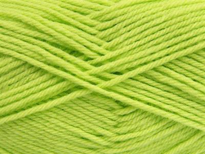 Lot of 4 x 100gr Skeins Ice Yarns SOFTLY BABY Hand Knitting Yarn Baby Green