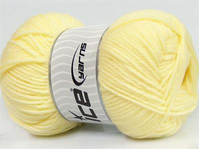 Lot of 4 x 100gr Skeins Ice Yarns SOFTLY BABY Hand Knitting Yarn Baby Yellow