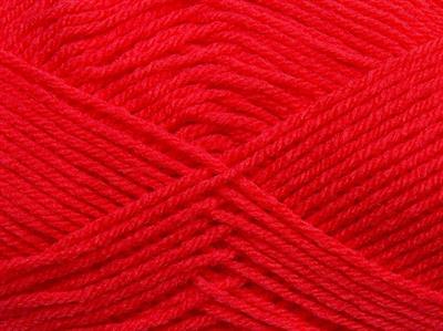 Lot of 4 x 100gr Skeins Ice Yarns SOFTLY BABY FINE Yarn Dark Salmon