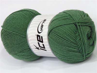 Lot of 4 x 100gr Skeins Ice Yarns SOFTLY BABY FINE Yarn Light Green