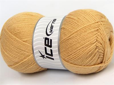 Lot of 4 x 100gr Skeins Ice Yarns SOFTLY BABY FINE Yarn Milky Brown