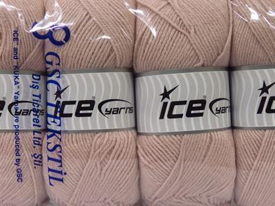 Lot of 4 x 100gr Skeins Ice Yarns SOFTLY BABY FINE Yarn Powder Pink
