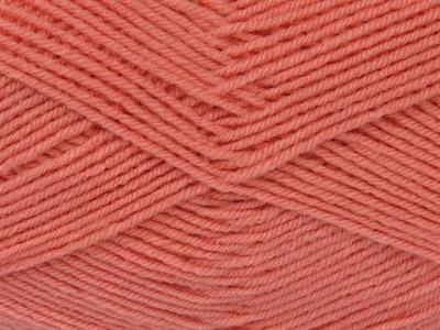 Lot of 4 x 100gr Skeins Ice Yarns SOFTLY BABY FINE Hand Knitting Yarn Salmon