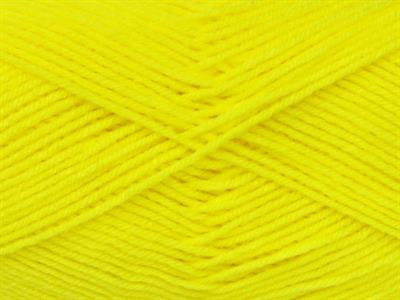Lot of 4 x 100gr Skeins Ice Yarns SOFTLY BABY FINE Hand Knitting Yarn Yellow