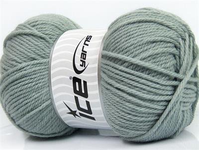 Lot of 4 x 100gr Skeins Ice Yarns SOFTLY BABY Hand Knitting Yarn Grey