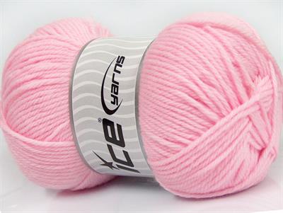 Lot of 4 x 100gr Skeins Ice Yarns SOFTLY BABY Hand Knitting Yarn Light Pink