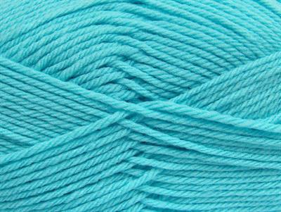 Lot of 4 x 100gr Skeins Ice Yarns SOFTLY BABY Yarn Light Turquoise