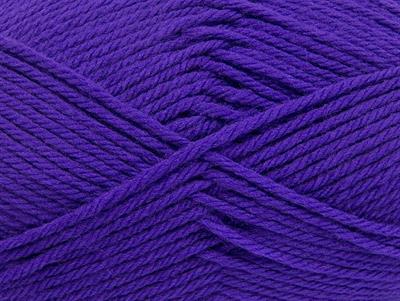 Lot of 4 x 100gr Skeins Ice Yarns SOFTLY BABY Hand Knitting Yarn Purple