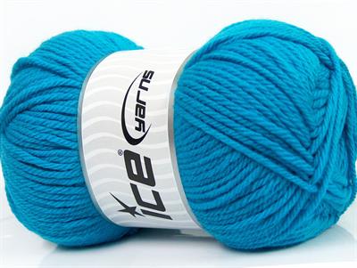 Lot of 4 x 100gr Skeins Ice Yarns SOFTLY BABY Hand Knitting Yarn Turquoise