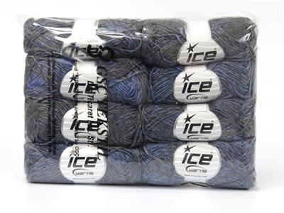 8x50gr. SONRIENTE ALPACA Yün, Alpaka, Akrilik Mavi, Gri Lüks, Alpaka, Kışlık, Yün, Worsted, Akrilik