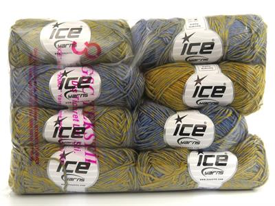 8x50gr. SONRIENTE ALPACA Yün, Alpaka, Akrilik Leylak, Zeytin Yeşili Lüks, Alpaka, Kışlık, Yün, Worsted, Akrilik