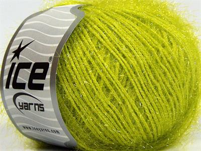 Lot of 8 Skeins Ice Yarns SPARKLE SOFT Hand Knitting Yarn Pistachio Green