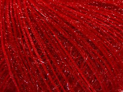 Lot of 8 Skeins Ice Yarns SPARKLE SOFT Hand Knitting Yarn Red