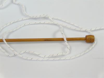 4x100gr. STAR GLITZ Metalik Simli, Akrilik Beyaz Metalik Simli, Kışlık, Düz iplikler, Akrilik