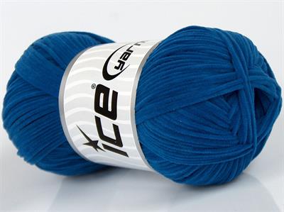 Lot of 8 Skeins Ice Yarns SUEDE CHENILLE (100% MicroFiber) Yarn Blue