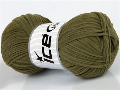 Lot of 8 Skeins Ice Yarns SUEDE CHENILLE (100% MicroFiber) Yarn Khaki