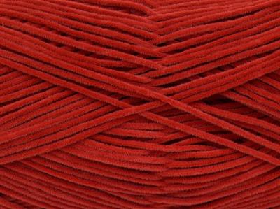 Lot of 8 Skeins Ice Yarns SUEDE CHENILLE (100% MicroFiber) Yarn Marsala Red