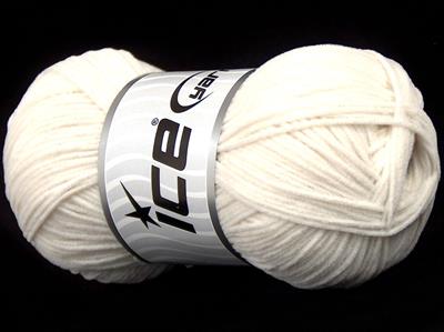 Lot of 8 Skeins Ice Yarns SUEDE CHENILLE (100% MicroFiber) Yarn Off White