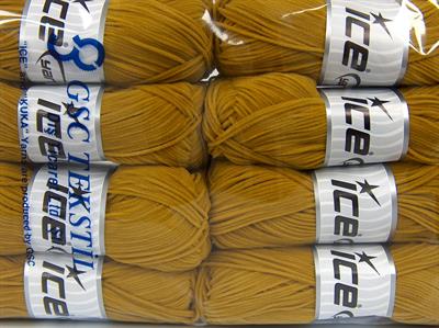 Lot of 8 Skeins Ice Yarns SUEDE CHENILLE (100% MicroFiber) Yarn Olive Green